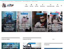 Tablet Screenshot of cosplayturkiye.com